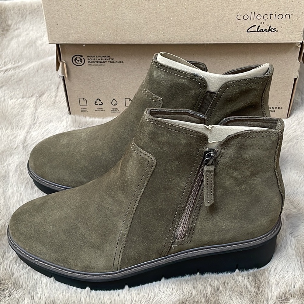 Clarks - Leather Ankle Boots